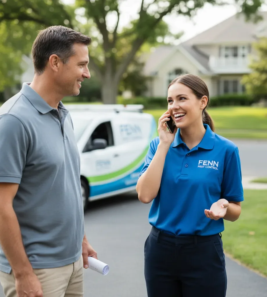 Fenn Pest Control customer support in Huxley